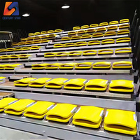 Tribune Télescopique Modulaire Mobile pour Stade de 20 Pieds, Matériau de Tribunes de Gym