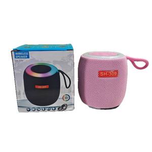 Altavoz Inalámbrico para Exteriores con Batería Recargable, Iluminación RGB, Tamaño Compacto, Tejido <span class=keywords><strong>de</strong></span> Malla, con Tarjeta TF para Cocina - Product Image 1