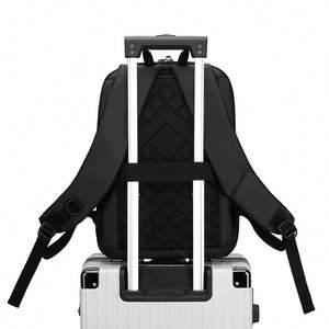 OEM Slim Lightweight Business Laptop <b>Backpack</b> Men Black Waterproof Nylon Computer <b>Backpack</b> Bag College Student School Bags - Product Image 3