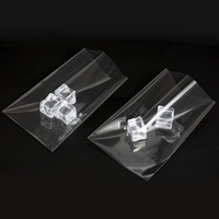 Sacs plats transparents en OPP pour fabricants - Qualité alimentaire, impression de logo personnalisable, film scellé blanc