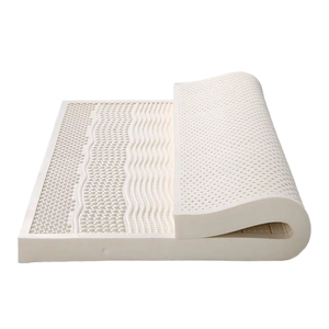 Colchón de Látex Natural Auténtico de Tailandia, Superficie de Sueño Orgánica Tipo Dunlop, Transpirable, con Soporte Perforado, para Recámara Principal - Product Image 1