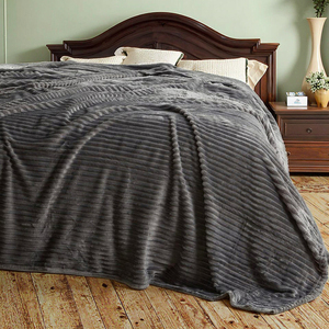 Hot Bán Chất Lượng Dày Flannel Ném Giường Chăn Dải Lông Cừu Đồ Nội Thất Đầy Màu Sắc Đồng Bằng Màu Sắc Đồ Nội Thất Đầy Màu Sắc Đồng Bằng - Product Image 2