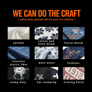 Chất Lượng Cao Cổ Điển Tùy Chỉnh Người Đàn Ông Của Quần Jean Nhà Sản Xuất Cotton Nặng Baggy Ý Nguyên Rộng Chân Selvedge 3D In Rắn Rửa Sạch - Product Image 6