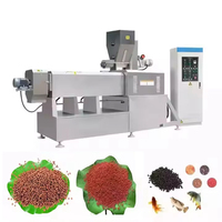 Nouvelle Machine Extrudeuse Polyvalente Automatique en Acier Inoxydable pour la Fabrication de Granulés Flottants pour Nourriture Canine, Capacité 150-500kg/h, 220V/380V, pour Poissons
