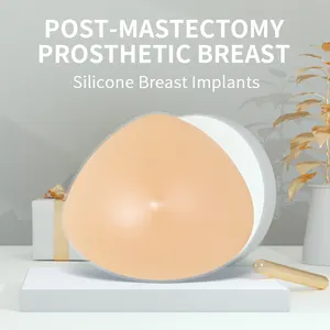 XXM Prosthesis Silicone Breast Form Triangle Shape Breast Silicone Prosthesis Enhancenment For Mastectomy Bra