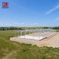 Atelier préfabriqué ZW, structure en acier préfabriquée, entrepôt de stockage agricole, kits de construction métalliques