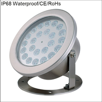 Projecteur LED carré encastré sous-marin 24V, haute fidélité des couleurs (CRI Ra90), en acier inoxydable, pour fontaines et piscines interactives