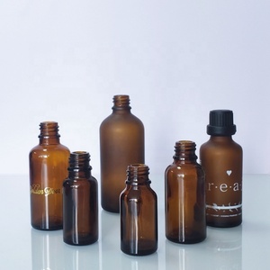 5ml 10ml 15ml 30ml <b>50ml</b> 100ml Matte Essential Oil <b>Bottle</b> Frosted Glass Serum <b>Bottle</b> 1oz with Dropper Cap - Product Image 6