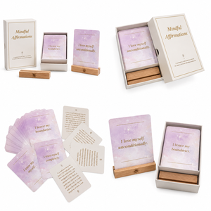 Großhandel: Gestalten Sie Ihre eigenen lustigen Affirmationskarten für die tägliche psychische Gesundheit und Unterstützung bei Behinderungen, mit Ständer - Product Image 5