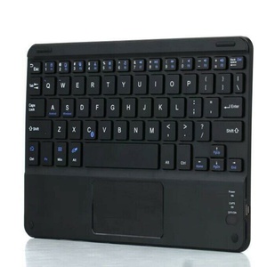 Clavier sans fil universel mini ultra-fin de 10 pouces avec pavé tactile, clavier BT avec pavé tactile - Product Image 3