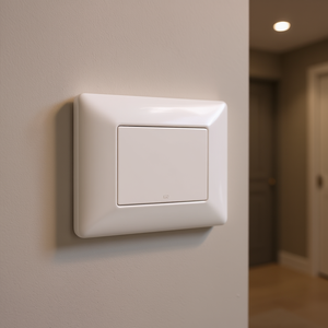 Pearl White <b>Plate</b> 3-Seater Compatible With <b>Wall</b> Switches - Product Image 3