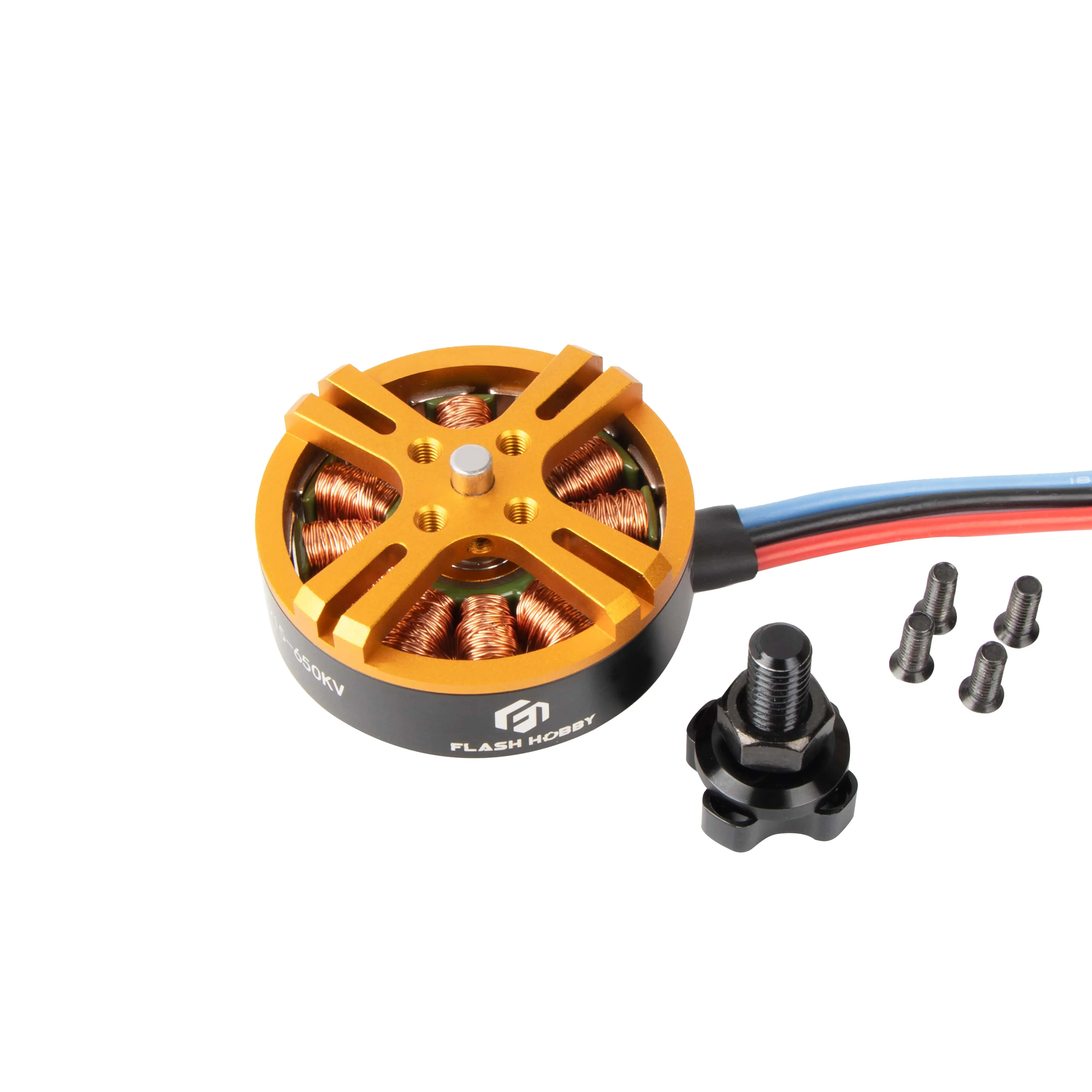 Flashhobby mô-men xoắn cao d4215 4215 650kv brushlee động cơ RC máy bay trực thăng động cơ