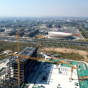 12 16 18Ton Flat Top Tower <span class=keywords><strong>Crane</strong></span> QTZ315 7527 Peralatan Konstruksi Keamanan Tinggi Pemasok Tower <span class=keywords><strong>Crane</strong></span> dengan Sertifikasi CE - Product Image 6