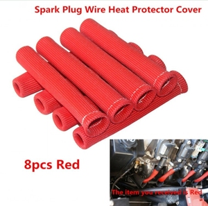 Nhiệt độ cao xe tia lửa cắm dây bảo vệ bìa, tia lửa cắm lá chắn nhiệt, màu đen và màu đỏ tia lửa cắm bảo vệ Bìa c0097 - Product Image 4