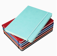 Libreta de Negocios A5 de Cuero PU con Banda Elástica, Diseño de Alta Calidad