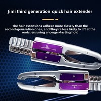 Máquina de Extensiones de Cabello Metálicas de Tercera Generación con Extensiones de Plumas y Clips Rápidos para Uso Comercial, Directo de Fábrica Original