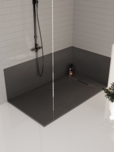 Base <span class=keywords><strong>de</strong></span> <span class=keywords><strong>douche</strong></span> rectangulaire SMC grise antidérapante 900*1600 au design moderne, best-seller européen pour salle <span class=keywords><strong>de</strong></span> bain d'hôtel - Product Image 6