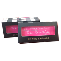 Boîtes d'emballage pour cils JM-035, emballage en vrac personnalisé pour cils, boîtes d'emballage de luxe pour cils, pour l'emballage