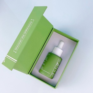 ขวดแก้วหยดสีเขียวชมพูขนาด 30 มล. 20 มล. สำหรับน้ำมันใส่ผม เซรั่มบำรุงผิวหน้า พร้อมกล่องของขวัญ - Product Image 2