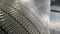 Rouleaux ondulés de haute qualité pour machine à onduler à simple face de type cassette