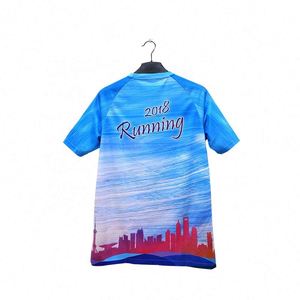 Wholesale Marathon Event Running T Advertising All Over Printing Shirt <b>Polyester</b> Custom Logo Dry Fit Sublimation <b>Tshirts</b> - Product Image 2