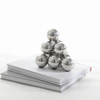 Offre Spéciale creative bureau table décor accessoires de bureau organisateur main argent acier balle bookend