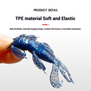 เหยื่อล่อแบบนุ่มสำหรับปลากะพงและแมนดารินที่เหมาะกับการเต้นผีเสื้อแบบสมจริงหลายขาเหยื่อเหมาะสำหรับปลาหัวจิ๊ก - Product Image 3