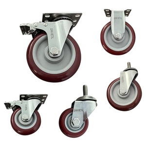 Heavy Duty Swivel Castors4 Pack Industrial Rubber Wheels