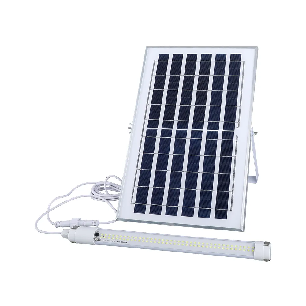 . Ad alta luminosità illuminazione solare esterna impermeabile IP65 led luce solare con telecomando lampada solare tubo con pannello solare