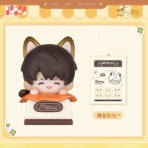 Serie Love and Deepspace Cats Want to Be <span class=keywords><strong>Taken</strong></span> Away - Figurina Keycap <span class=keywords><strong>3</strong></span>.2cm - Personaggio Anime Carino - Portachiavi in PVC, ABS e Metallo - Product Image 5