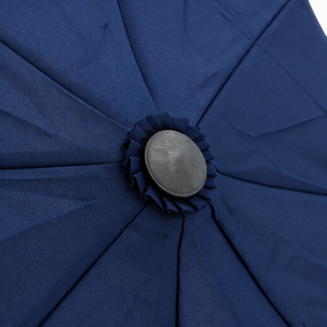 Elegante Paraguas Compacto de Dos Pliegues en Azul Mediterráneo Intenso con Mango de Madera, Ideal para Regalo al Estilo de la <span class=keywords><strong>Riviera</strong></span> Italiana y Uso Diario - Product Image 6