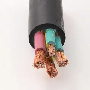 3/4/5 Cores H05rr-F Rubber Cable For Industrial Plug Flexible Rubber Sheathed Cable