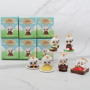 Wholesale eat food Game Character japanese anime girl figures Toy Blind box <span class=keywords><strong>genshin</strong></span> <span class=keywords><strong>impact</strong></span> paimon figure - Product Image 2