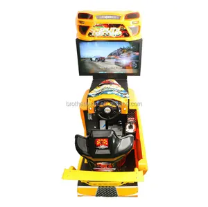 Çok satan ürün hızlı arcade 3d hareket araba yarışı sürüş simülatörü oyun makineleri