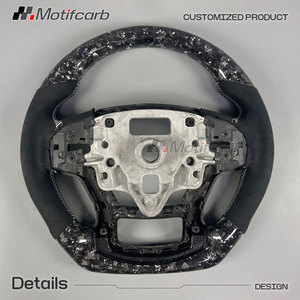 Volante Personalizado de Fibra de Carbono Forjado en Plata para Chevrolet Silverado 1500 RST LT Suburban Tahoe Blazer 2019-2024 - Product Image 5