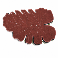 Set de table rustique en jute et lin naturel tissé à la main, résistant à la chaleur, antidérapant, emballé en carton pour la maison, la cuisine et la salle à manger