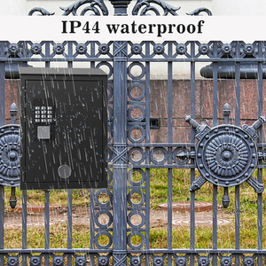 Buzón de metal inteligente montado en la pared Buzón <span class=keywords><strong>digital</strong></span> de gran capacidad E-Lock Diseño moderno resistente a la intemperie Impermeable al aire libre - Product Image 5