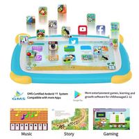 Ordinateur portable pour enfants, tablette pour enfants de 7 pouces, tablette éducative robuste avec Android 13.0, 2 Go de RAM et 32 Go de mémoire pour enfants
