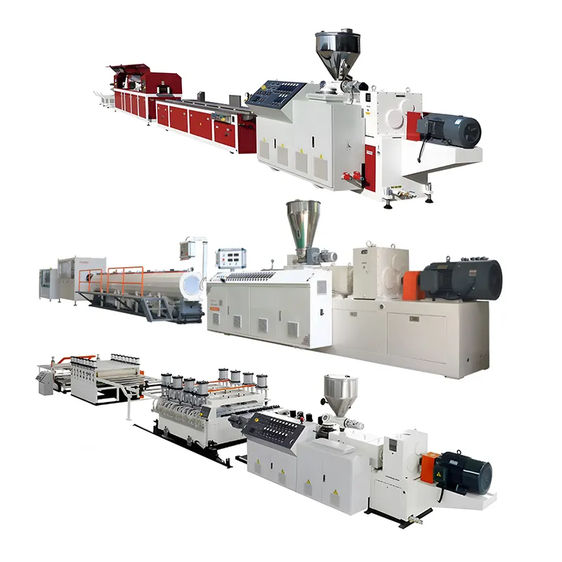 used second hand low investment making machine plastic lumber pvc xps extrusion machine production line for plastic