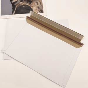 <span class=keywords><strong>Buste</strong></span> Rigide Piatte <span class=keywords><strong>A4</strong></span> A5 in Cartone Bianco con Chiusura Autoadesiva per Spedizione di Foto, Documenti, Carte, Stampe Artistiche - Product Image 2