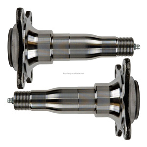 Axe de <span class=keywords><strong>remorque</strong></span> neuf avec <span class=keywords><strong>bride</strong></span> de frein à souder et lubrification par broche en acier - Product Image 4