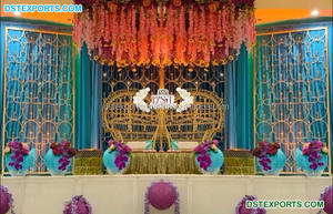 Muraux scintillants de scène de mariage, 50 pièces, décor de bougie d'arrière-plan de réception indienne - Product Image 4