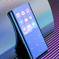 Ruizu D25 pemutar musik mp3, Radio Fm Hifi portabel Mp4 sentuh dengan Bluetooth 2.4 inci 8gb 16gb penyimpanan Usb baca suara Lossless