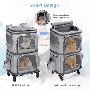 <span class=keywords><strong>Sac</strong></span> de transport OEM pour <span class=keywords><strong>chien</strong></span> et chat, <span class=keywords><strong>sac</strong></span> de transport avec roues, <span class=keywords><strong>sac</strong></span> à dos roulant pour le voyage, la marche, le transport sur roues - Product Image 4