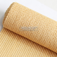 Filets d'ombrage de haute qualité, 30% d'ombrage, HDPE + protection UV, couleur beige, 2x50m, filet pare-soleil