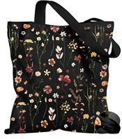 Sac fourre-tout 2026 en toile imprimée, pliable, avec fermeture éclair, grande capacité, réutilisable pour les courses, 15 designs