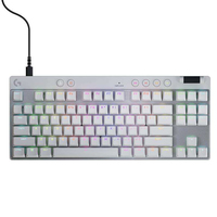 Clavier de jeu filaire Logitech PRO X TKL RAPID, interrupteurs analogiques magnétiques, déclenchement rapide 35g, actionnement de 0,1 à 4,0 mm, 87 touches TKL RGB