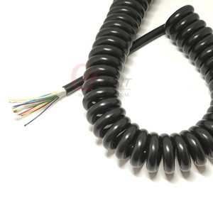 PVC <span class=keywords><strong>2</strong></span> / <span class=keywords><strong>3</strong></span> / 4 / 5 / 6 / 7 Lõi Đa Lõi Xoắn Ốc Cáp Lò Xo - Product Image 6