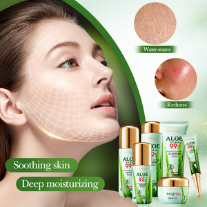 Lot de 6 Produits de Soin à l'<span class=keywords><strong>Aloe</strong></span> <span class=keywords><strong>Vera</strong></span> en Gros – Kit Facial Doux Hydratant et Éclaircissant pour Revendeurs - Product Image 2