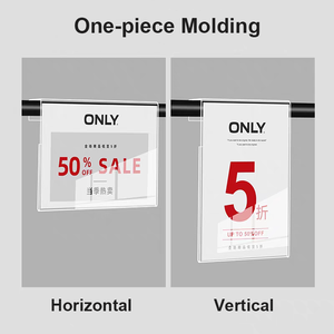 Portaetiquetas <span class=keywords><strong>de</strong></span> Precio Transparente Ecológico Personalizado A4 A5 para Exhibición <span class=keywords><strong>en</strong></span> <span class=keywords><strong>Tiendas</strong></span> <span class=keywords><strong>de</strong></span> <span class=keywords><strong>Ropa</strong></span> y Supermercados - Product Image 4